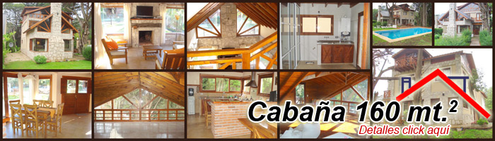 Cabaña 160 mt2. | Artech construye en Bosque Peralta Ramos, Rumenco y zona Mar del Plata Cabaña 160 mt2.